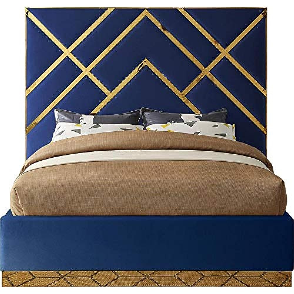 Polished Gold Bedframe Design-2 Polished Gold Bedframe Design-2